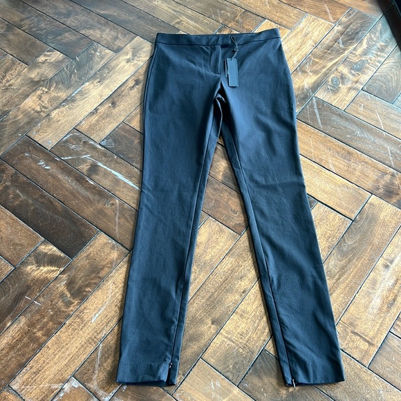 Rag & Bone icons Rebecca pant size 8 black fitted plain front legging trousers